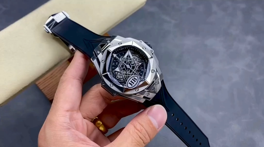 【Super Clone】418.NX.1107.RX.MXM19 Hublot Big Bang Unico Sang Blue II