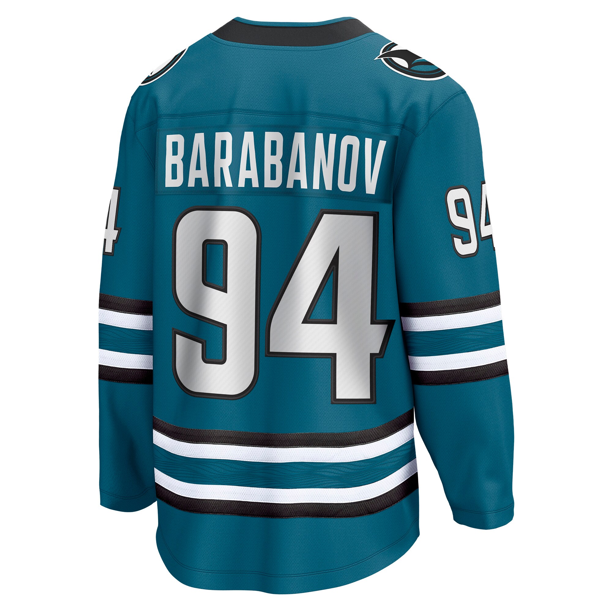 Alexander Barabanov San Jose Sharks Fanatics Home Breakaway   Jersey – Teal