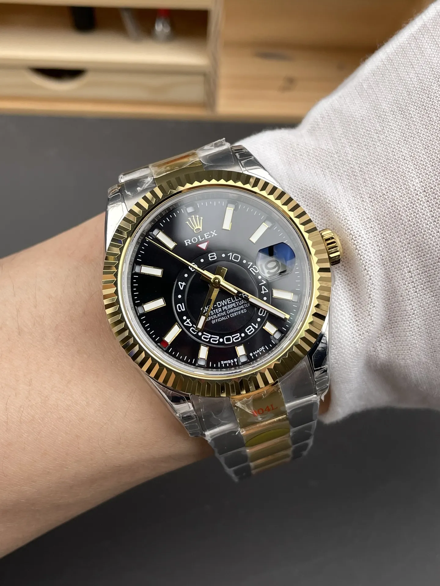 Rolex Sky-Dweller Two-Tone Black 42mm