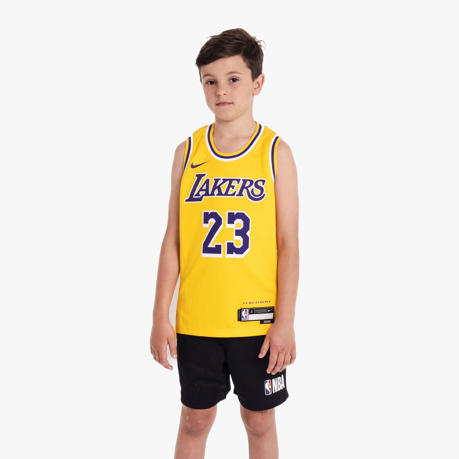 Lebron James Los Angeles Lakers 2024 Icon Edition Youth NBA Swingman Jersey