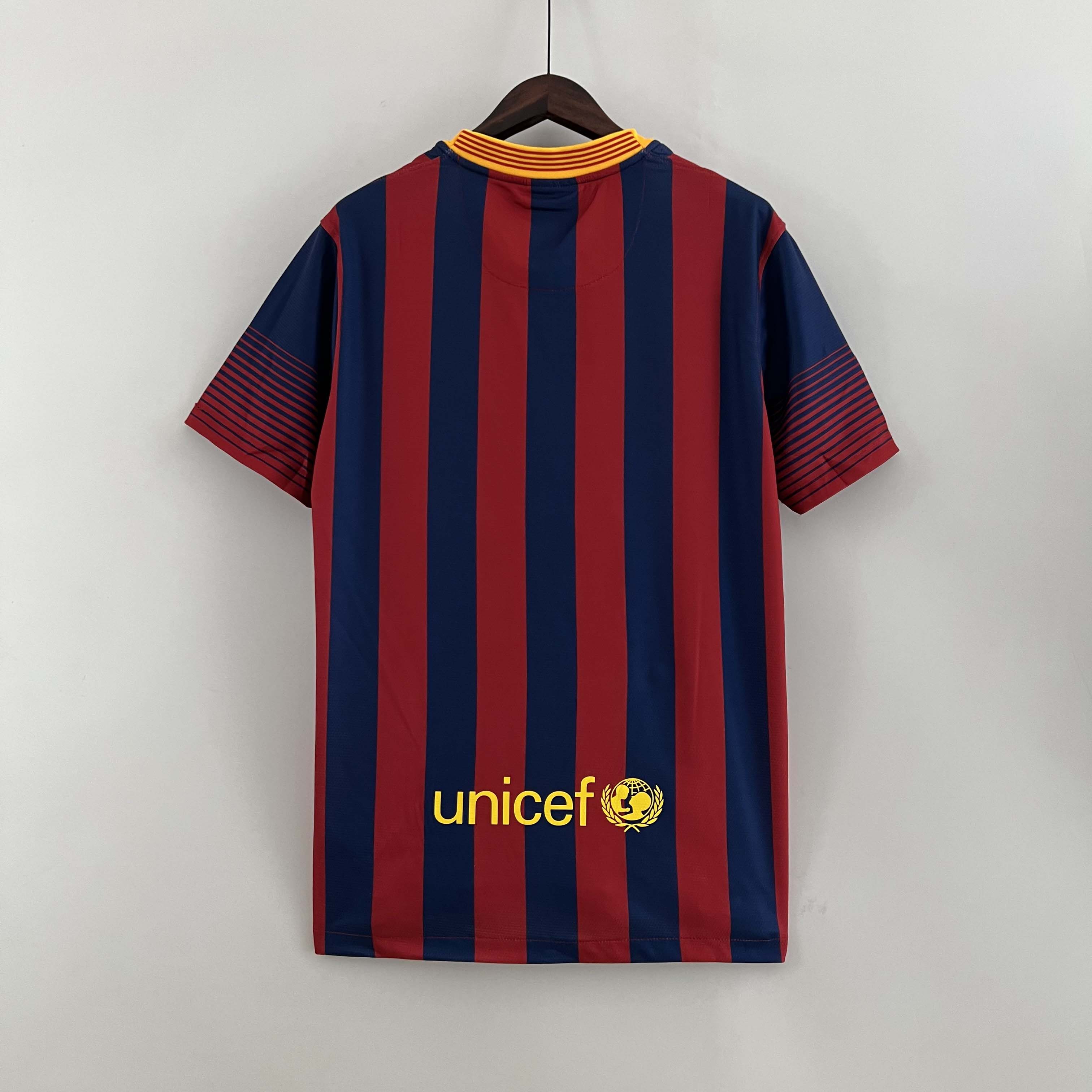 2013/2014 Retro Barcelona Home Football Shirt 1:1 Thai Quality - Fans Edition