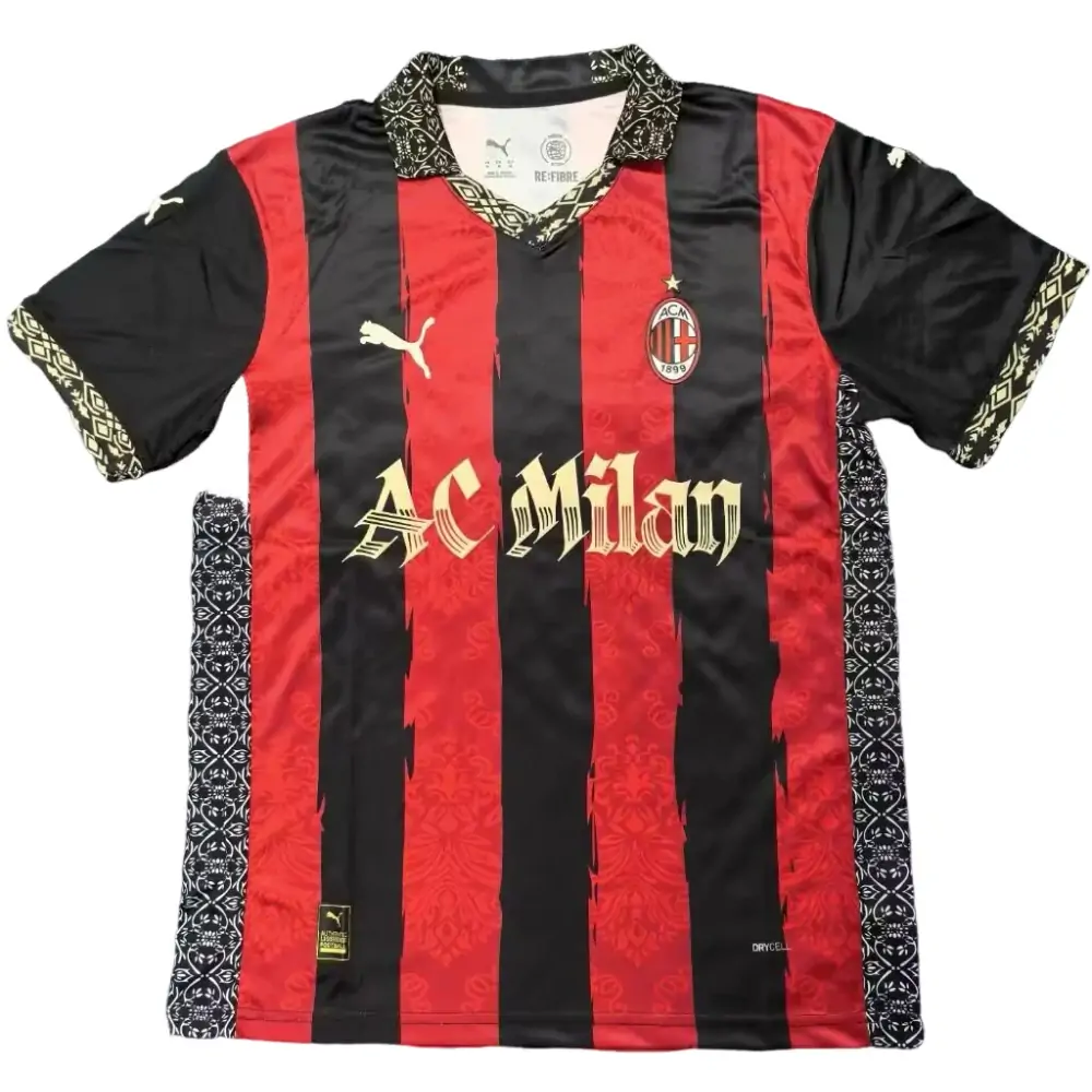 25-26 AC Milan Special Edition POS Red and Black Jersey - Fan Edition