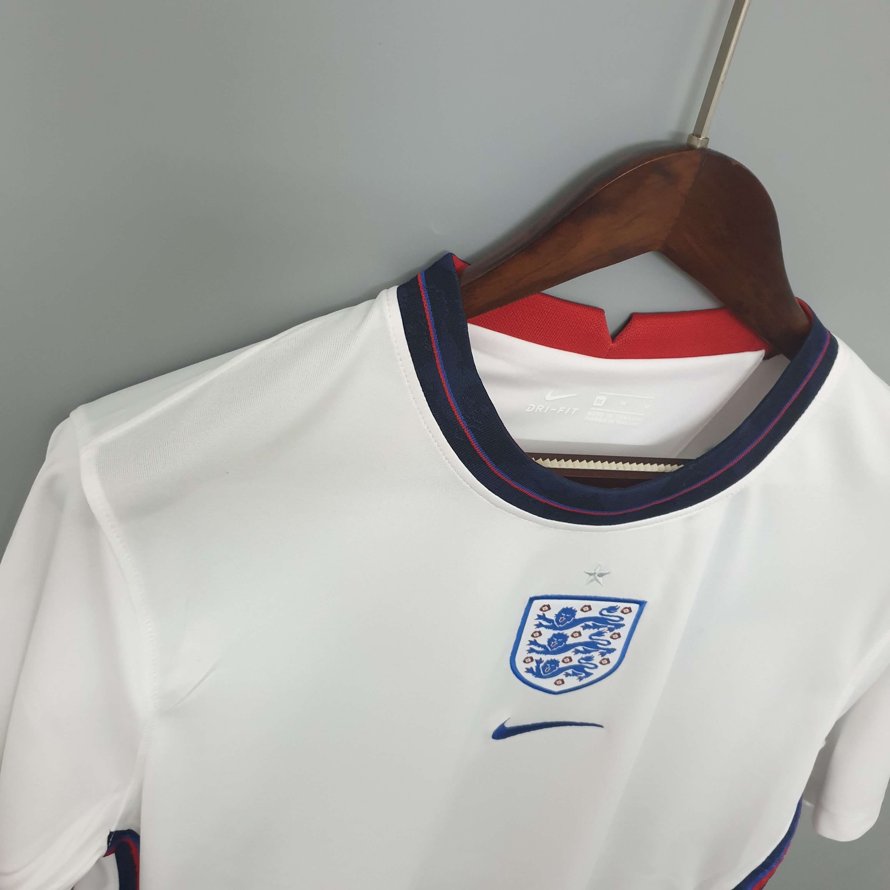 2020 England Soccer Jersey White Home - Fans Edition