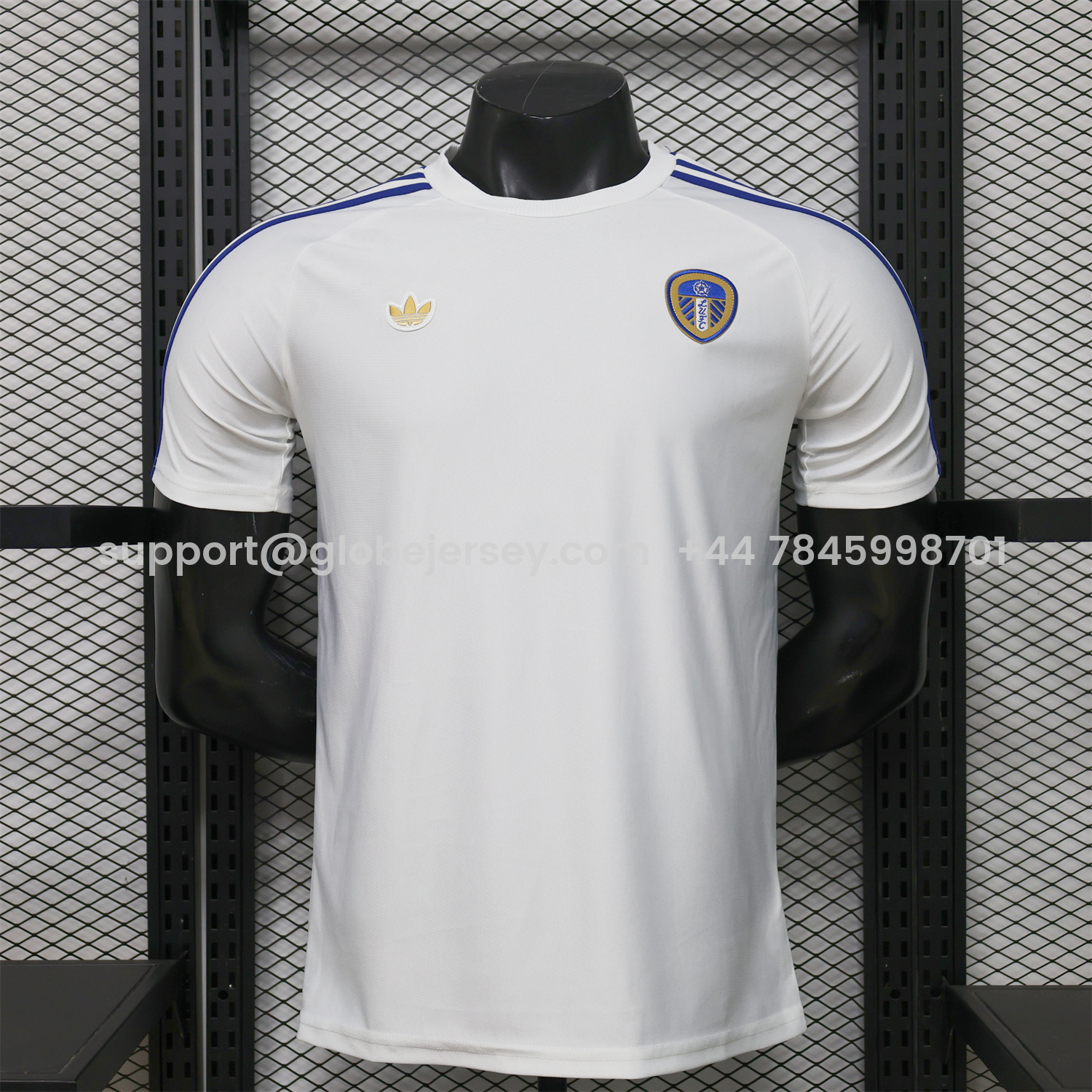 Leeds United 25-26 Icon Travel Special White Jersey - Player Version
