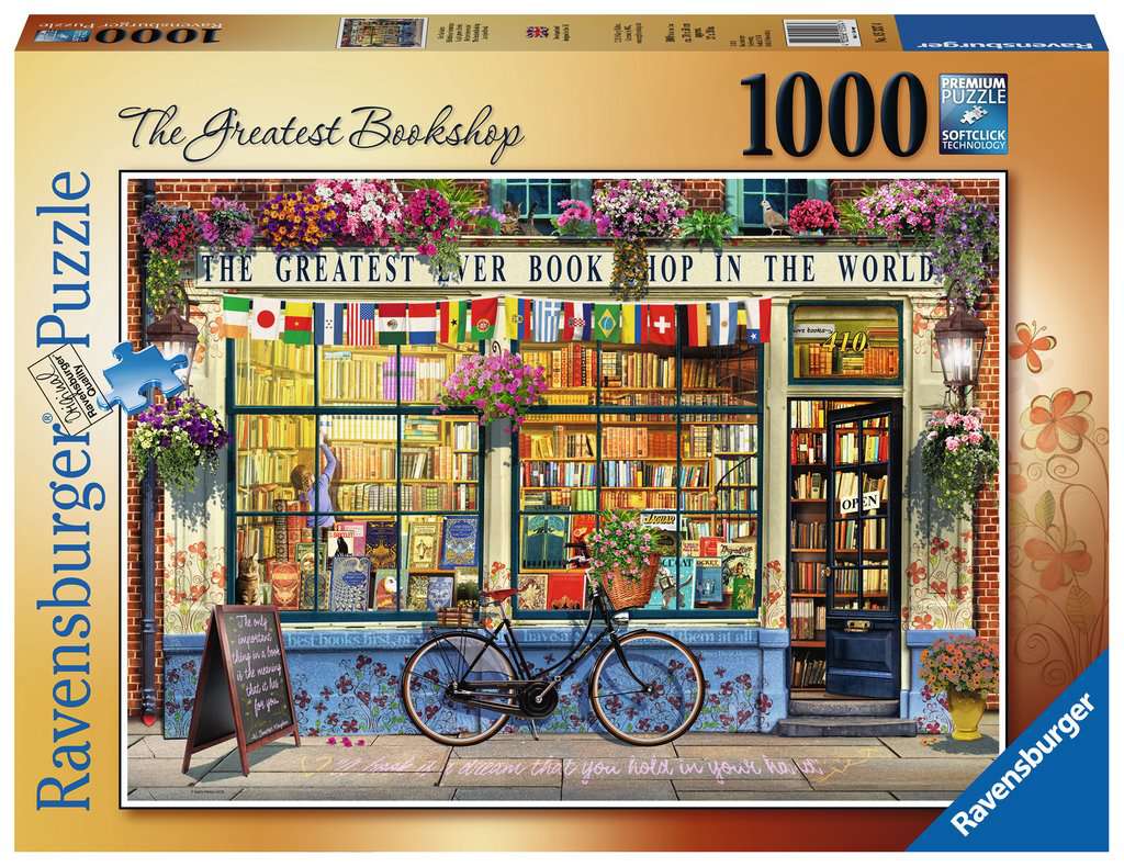 The Greatest Bookshop – 1000 Piece Jigsaw Puzzle (Ravensburger)
