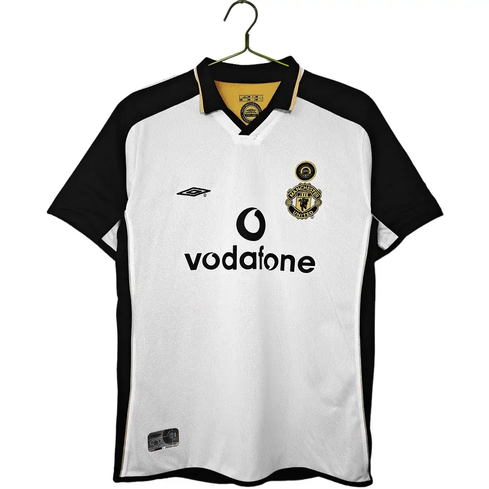 2001/02 Manchester United Centenary Retro White Shirt-Fans