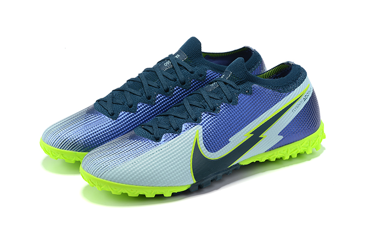 Vapor 14 Academy TF low-top fully knitted waterproof MD air cushioned grass spikes football shoes