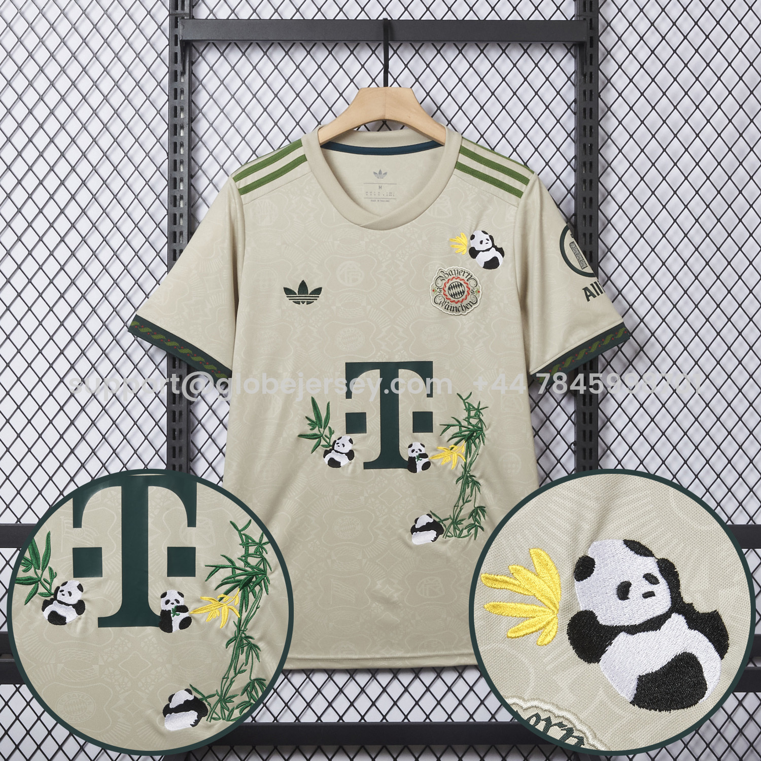 【Panda Bamboo Embroidered Version】Bayern Munich 25-26 Oktoberfest Jersey - Fans Version