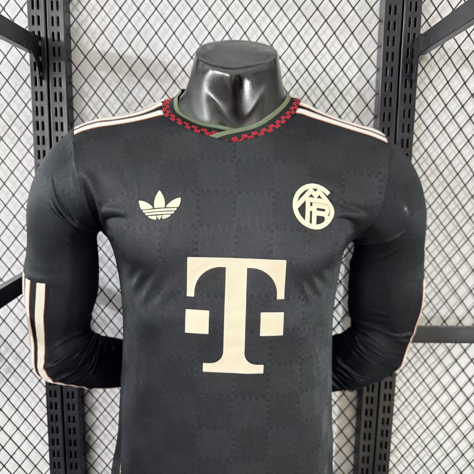 2025-26 Bayern Munich Second Away Long Sleeve Shirt - Player Version