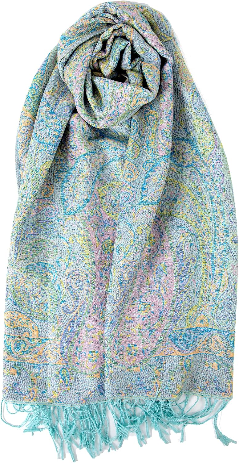 Reversible Paisley Pashmina Rave Scarf