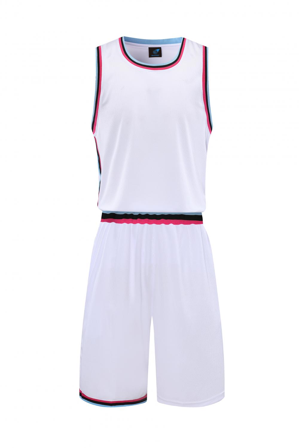Heat basketball uniform white suit（Customizable name and number）