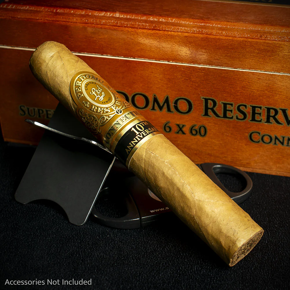 Perdomo 10th Anniversary Connecticut Super Toro Cigar - Single