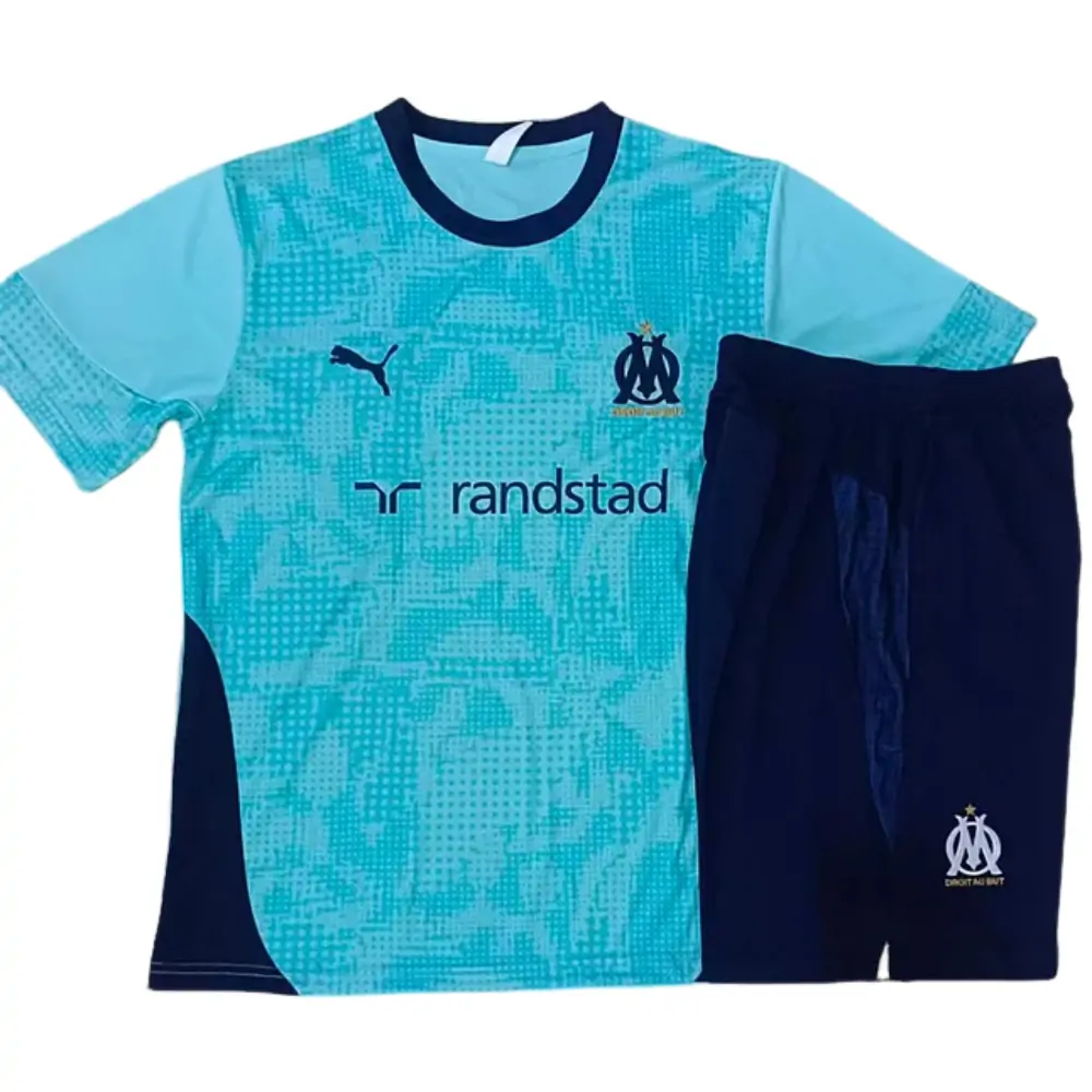 2025-26 Marseille short-sleeved training suit - Adult Set