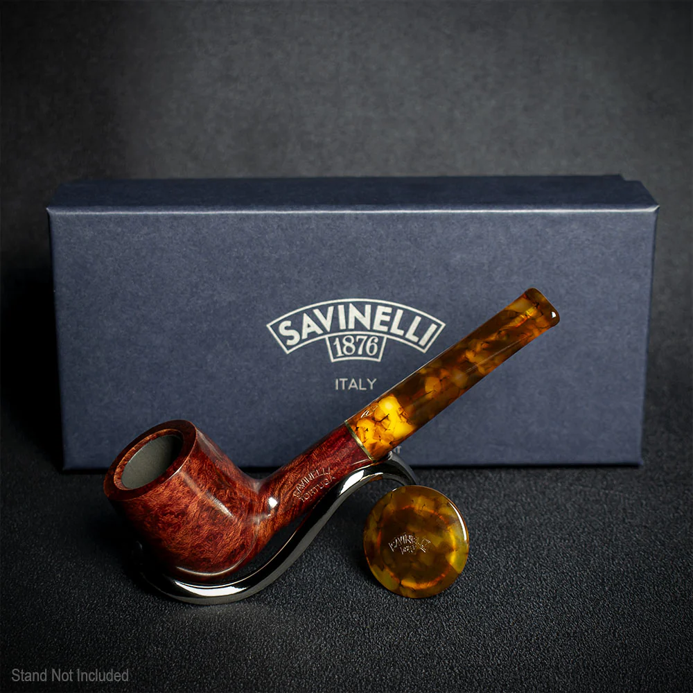 Savinelli Tortuga Smooth Shape No. 106 - 6mm Briar Pipe
