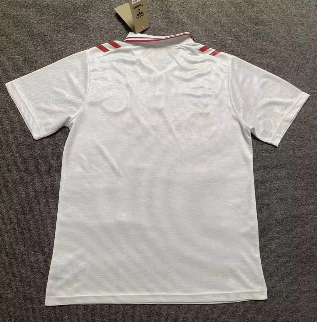 2024-25 Denmark White Jersey - Fan Edition
