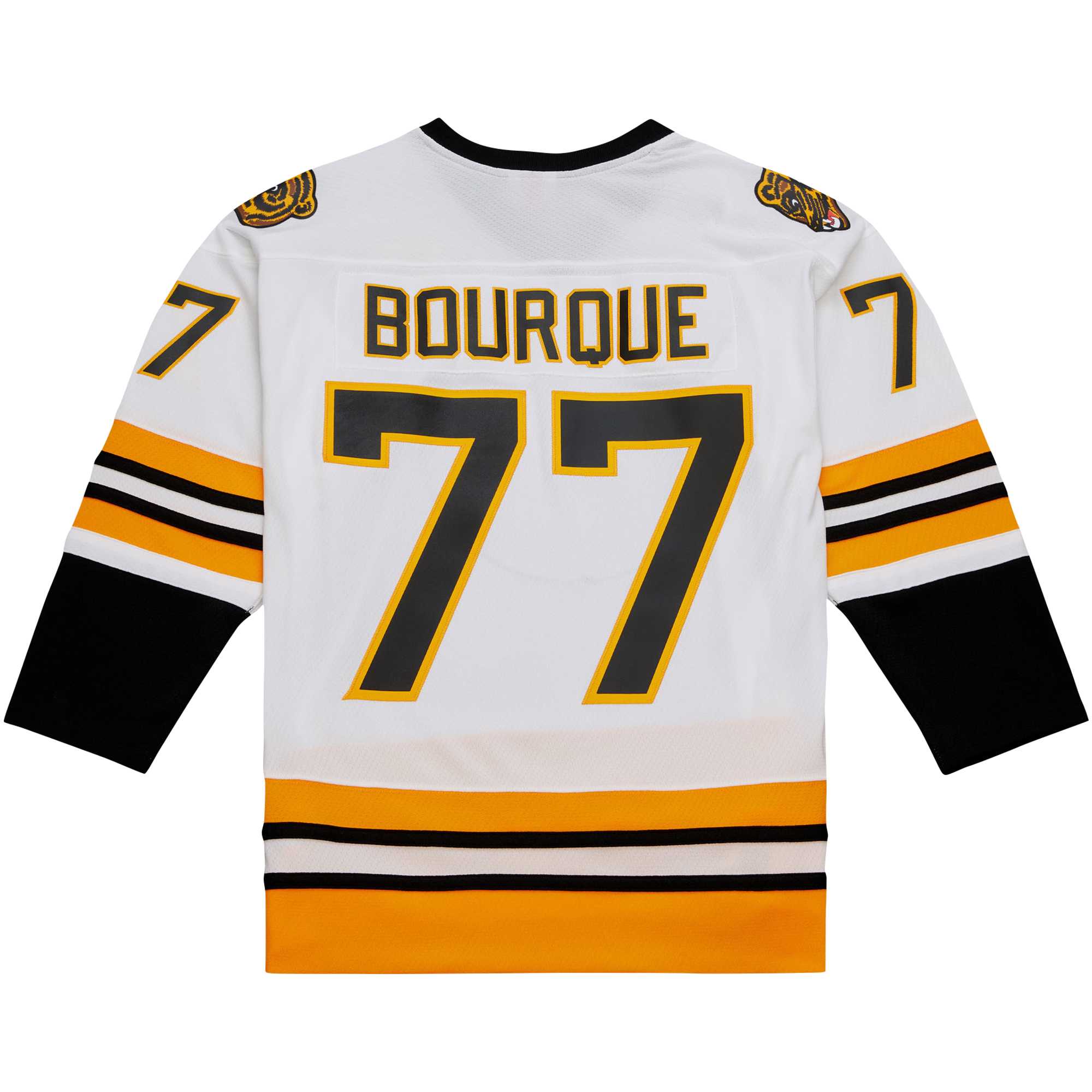 Ray Bourque Boston Bruins Mitchell & Ness Captain Patch 1989/90 Blue Line  Jersey – White
