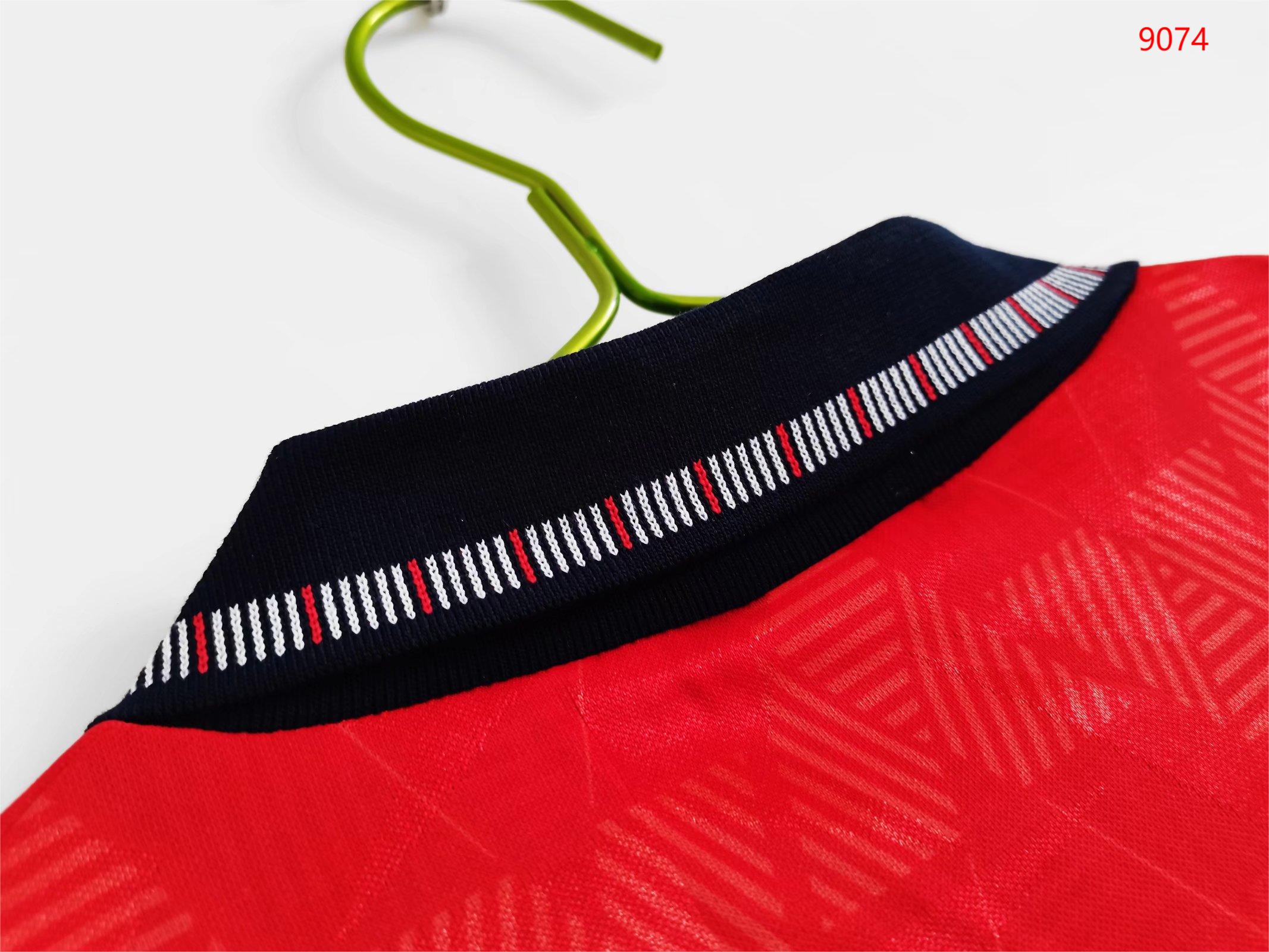 1990 England away red retro jersey