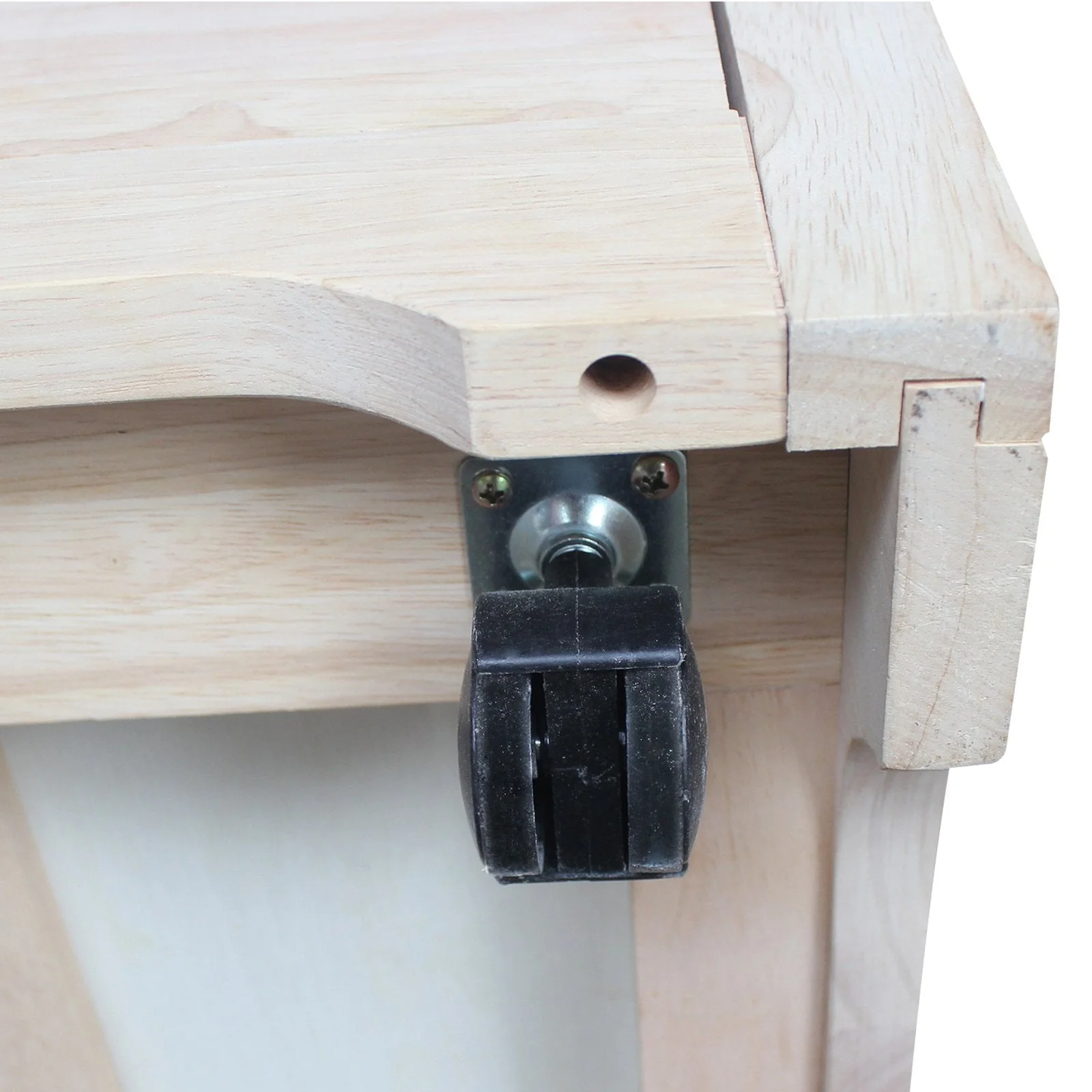 International Concepts 2 Drawer File Cabinet with Wood Hardware