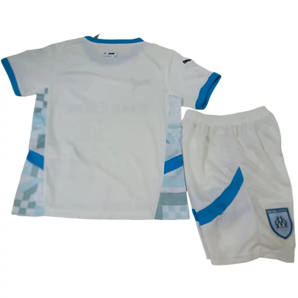 2024/25 Marseille Home Jersey. - Kids Kit