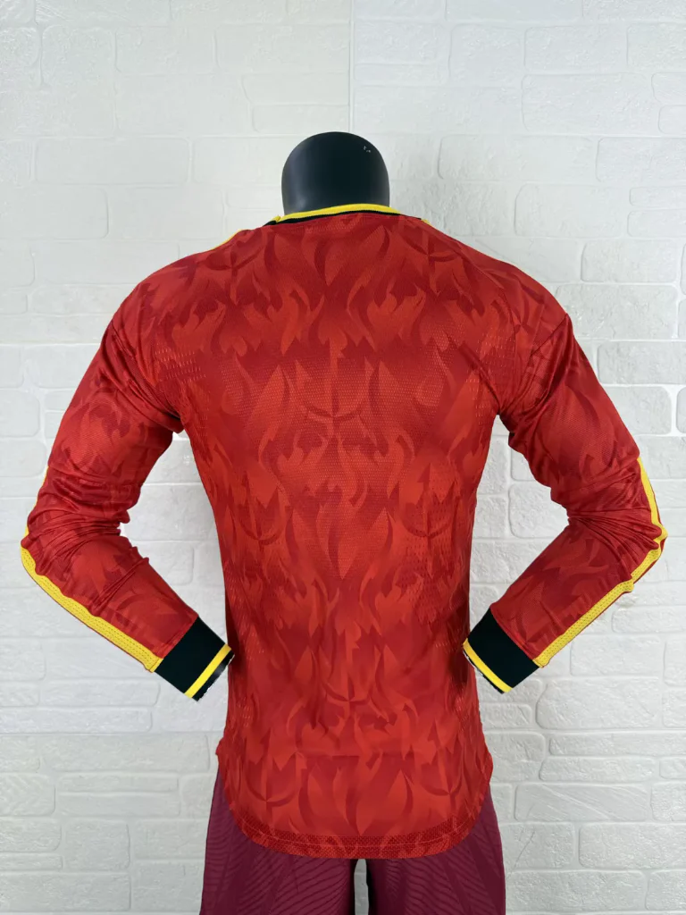 Belgium 2026 Orange/Yellow World Cup Home Long Sleeve Jersey