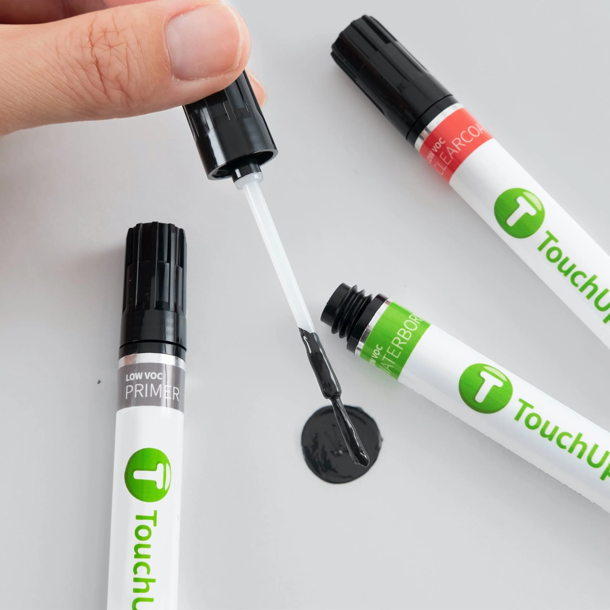 TouchUpDirect 781 Sea Glass Pearl for Toyota Exact Match Touch Up Paint Brush - Essential Package