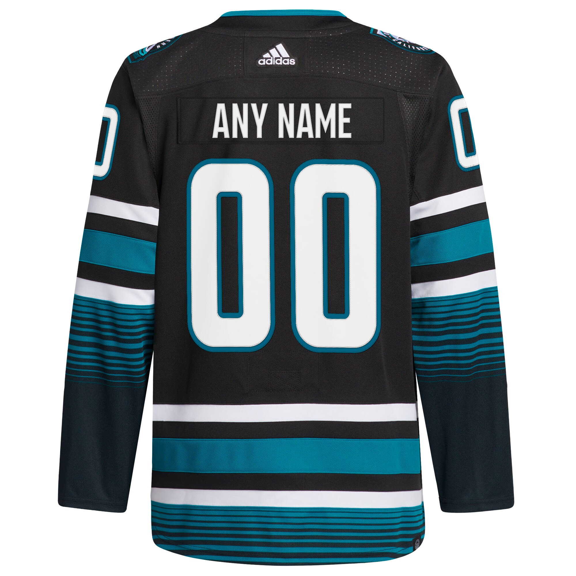 San Jose Sharks  Alternate Primegreen  Custom Jersey – Black