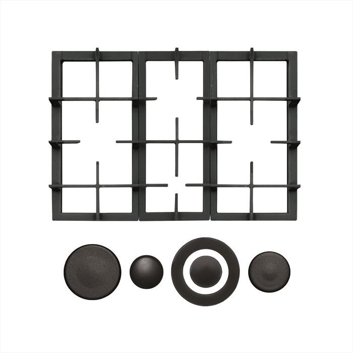 GLEM GAS - 9N68GH Griglie in ghisa-Nero