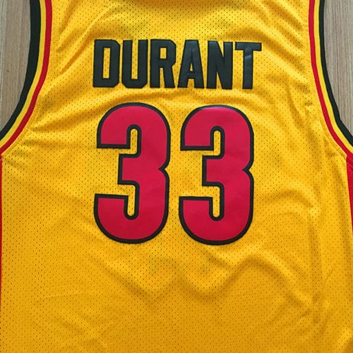Durant High School Edition No. 33 Yellow Premium Mesh