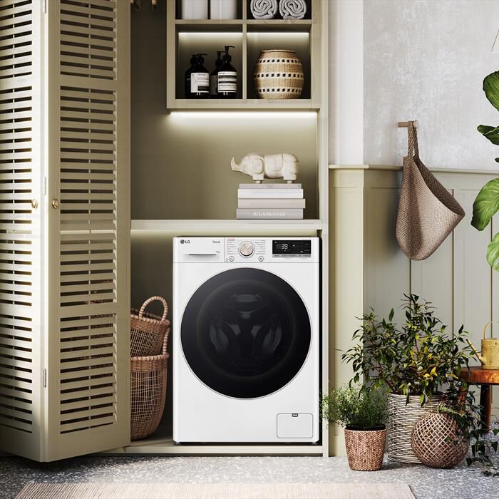 LG - Lavatrice AI DD R7 F4R7010TSWG 10kg Classe A-Bianco
