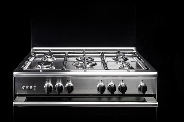 GLEM GAS - Cucina a gas U664MI Classe A-Inox