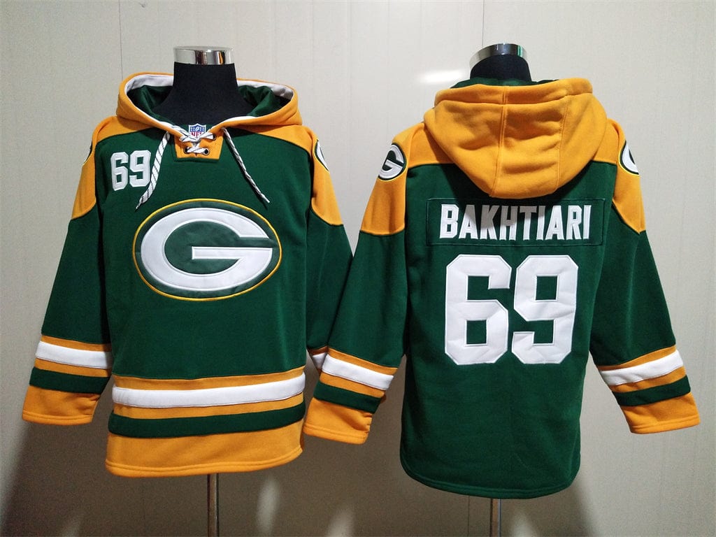Green Bay Packers Hoodie #69 BAKHTIARI