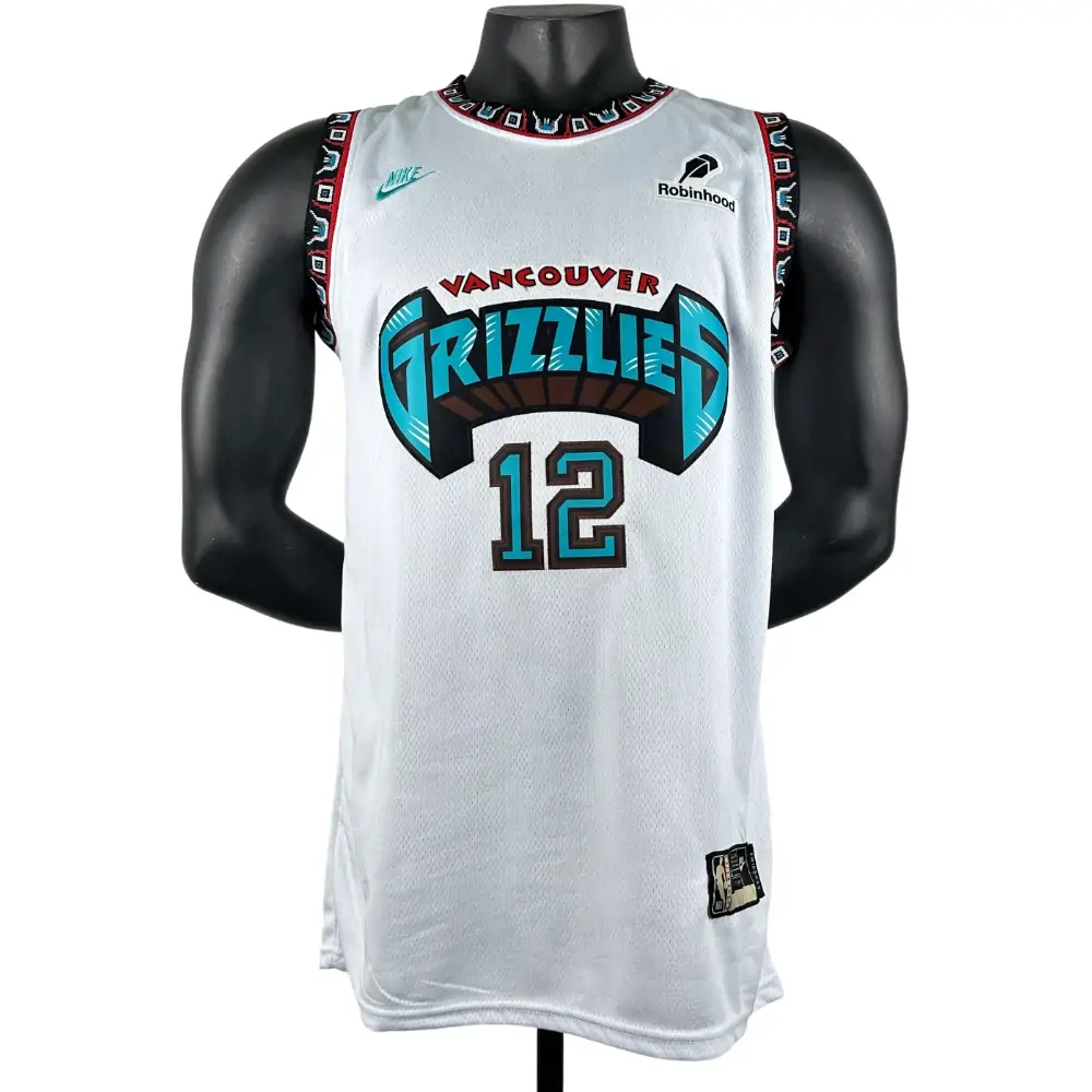 Embroidery 25th season Grizzlies Retro No. 12 Morant