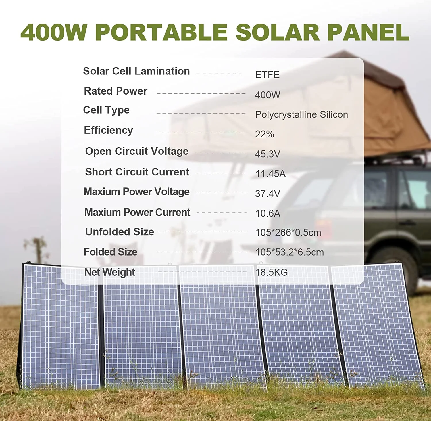 ALLPOWERS R1500+SP037 Solar Generator Set, 1600W 1056Wh LiFePO4 Portable Power Station with 400W Folding Solar Panel, Solar Charger Battery for Camping, Home Backup [Shipping Separately]