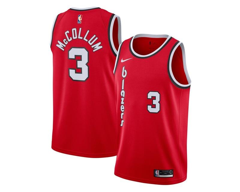 C.J McCollum Portland Trailblazers Throwback Jersey