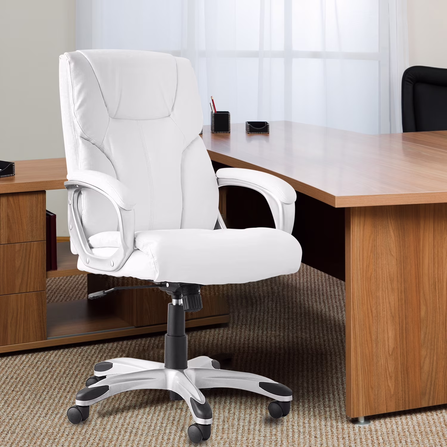 ExOffice Executive Office Chair Desk Chair Comfy Computer Chair Home Office Desk Chair,Brown