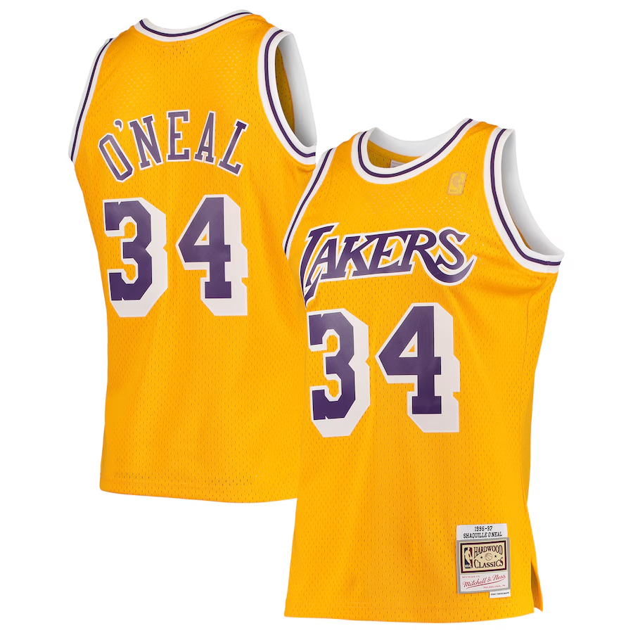 Los Angeles Lakers Shaquille O'Neal 1996/97 Hardwood Classics Swingman Jersey