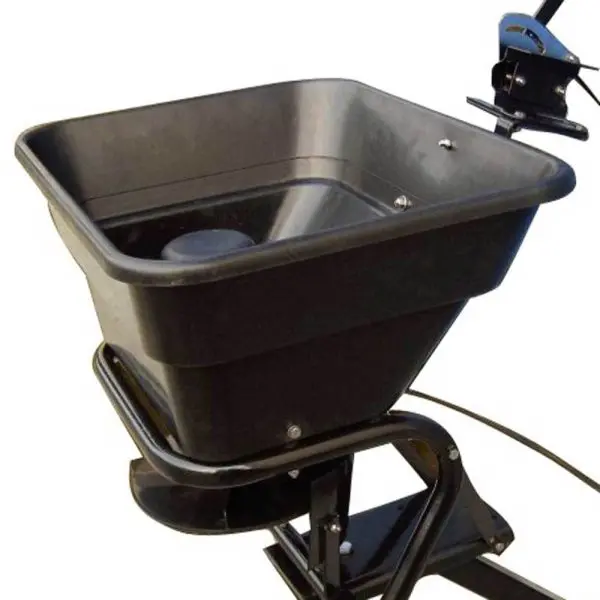 12V ATV-Mounted Broadcast Spreader – 80 lb. Capacity for Grass Seed & Fertilizer