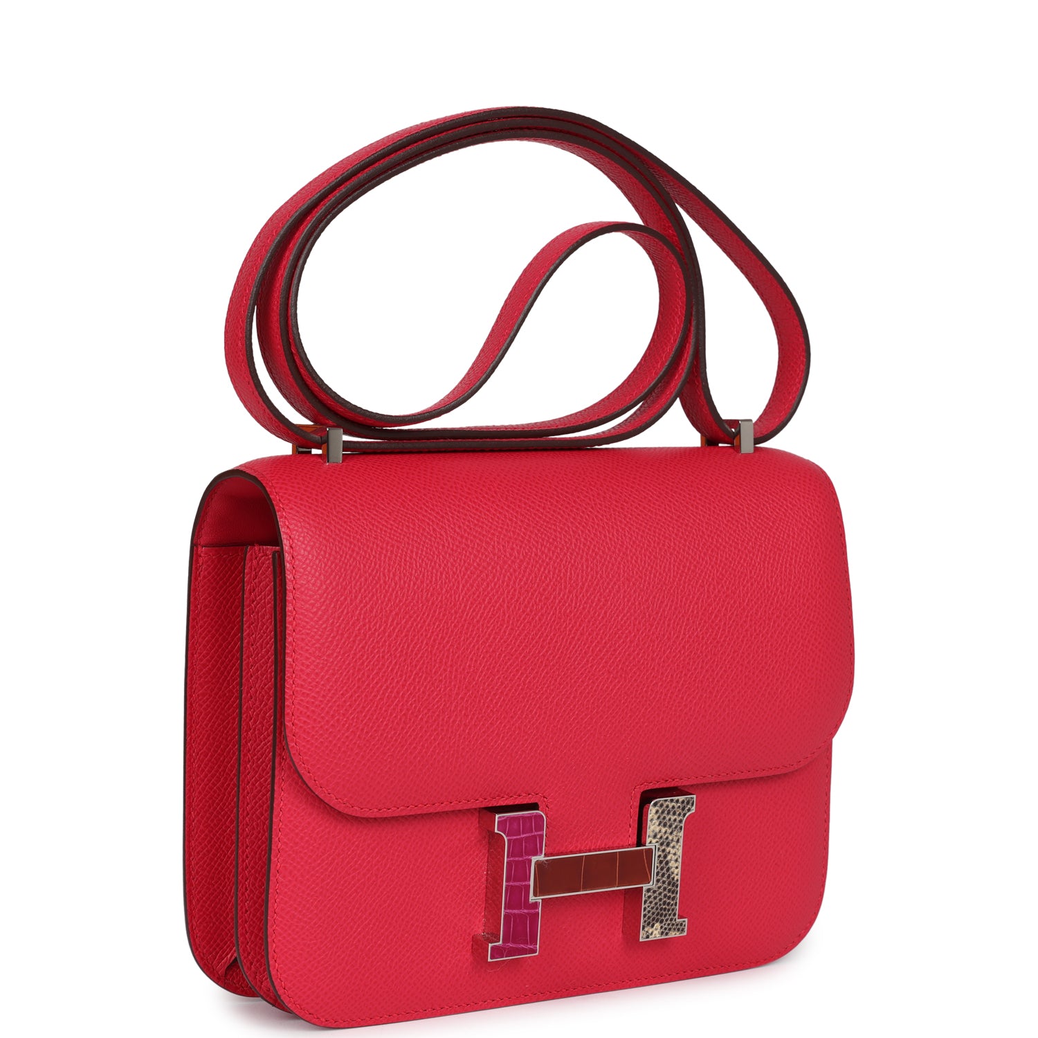 Constance 18 Rose Extreme Epsom Marquette Palladium Hardware
