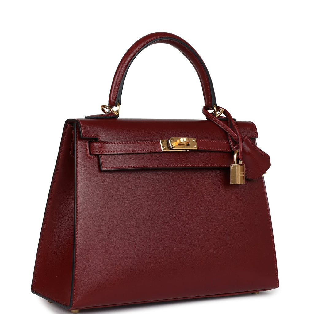 Kelly Sellier 25 Rouge H Box Gold Hardware