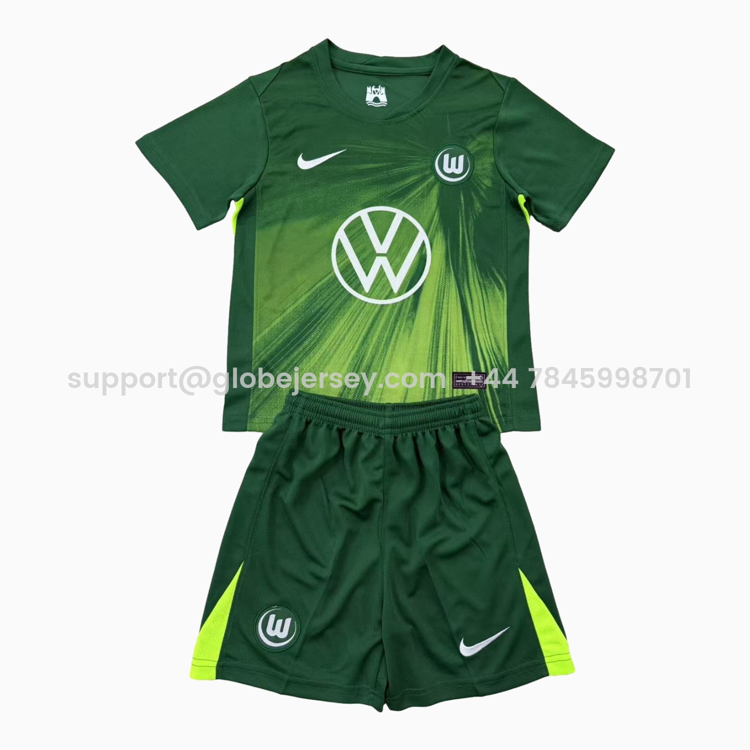 Wolfsburg 25-26 Home Men's Adult Jersey Set - Fans Version