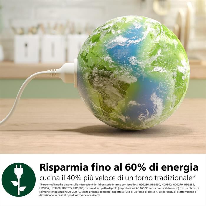 PHILIPS - FRIGGITRICE AIRFRYER SERIE 5000 DA 7.2L HD9285/93