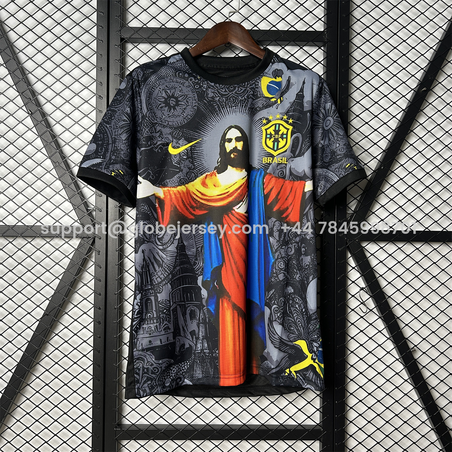 Brazil 25-26 Colorful Jesus Statue Special Jersey - Fans Version