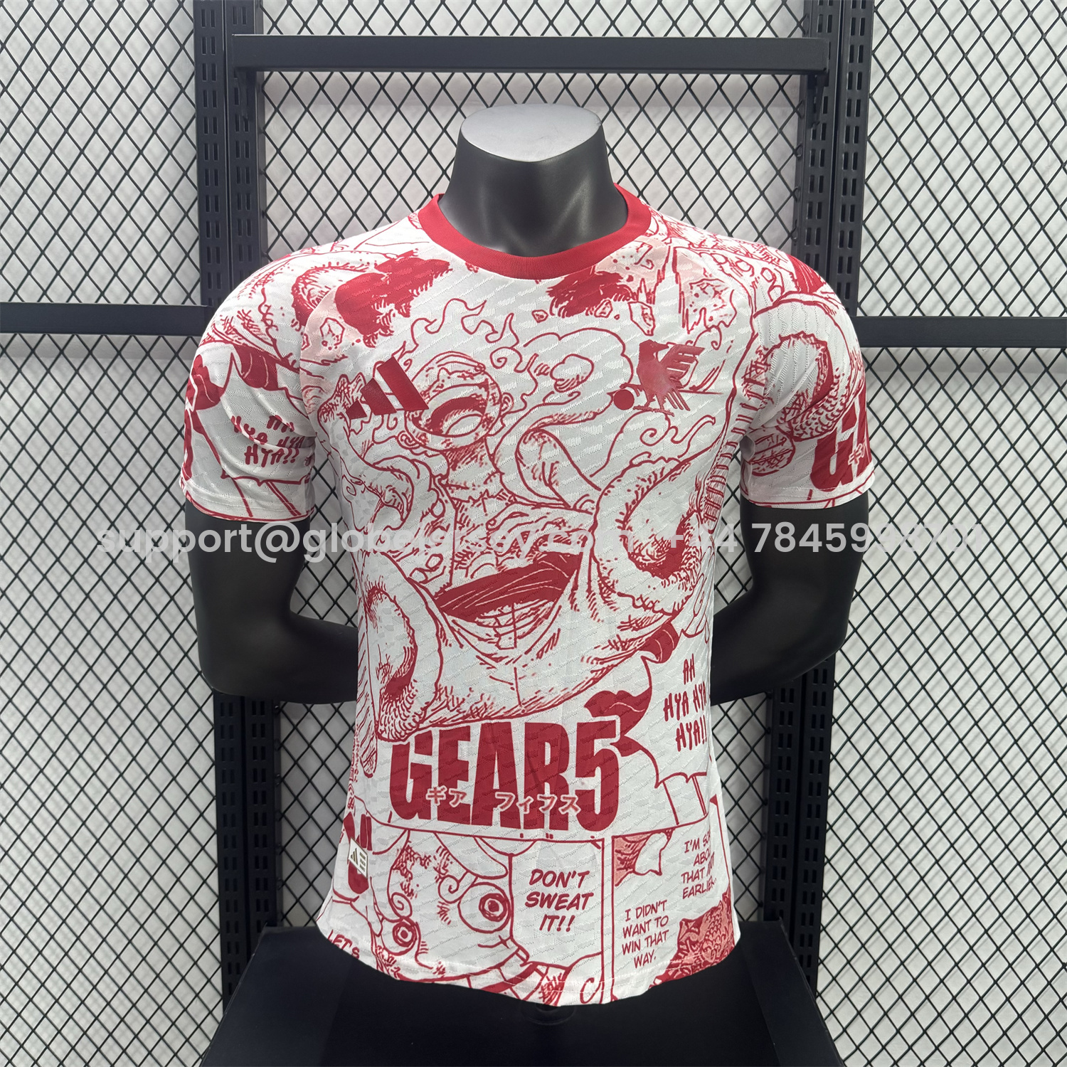 Japan 25-26 Red Line Gear 5 Nika White Special Edition Jersey - Player Version