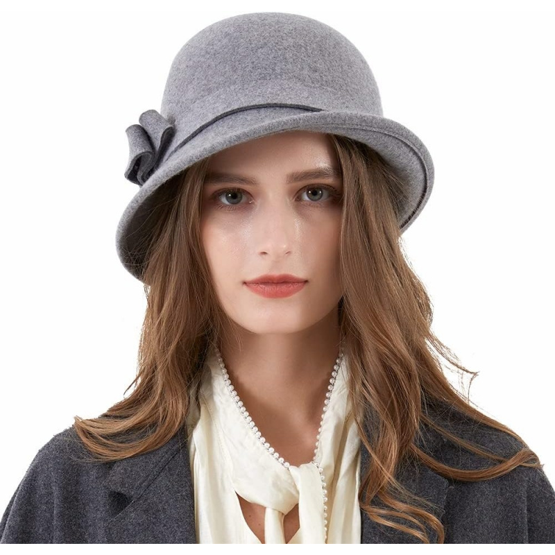 Ladies Wool Felt Bucket Hat