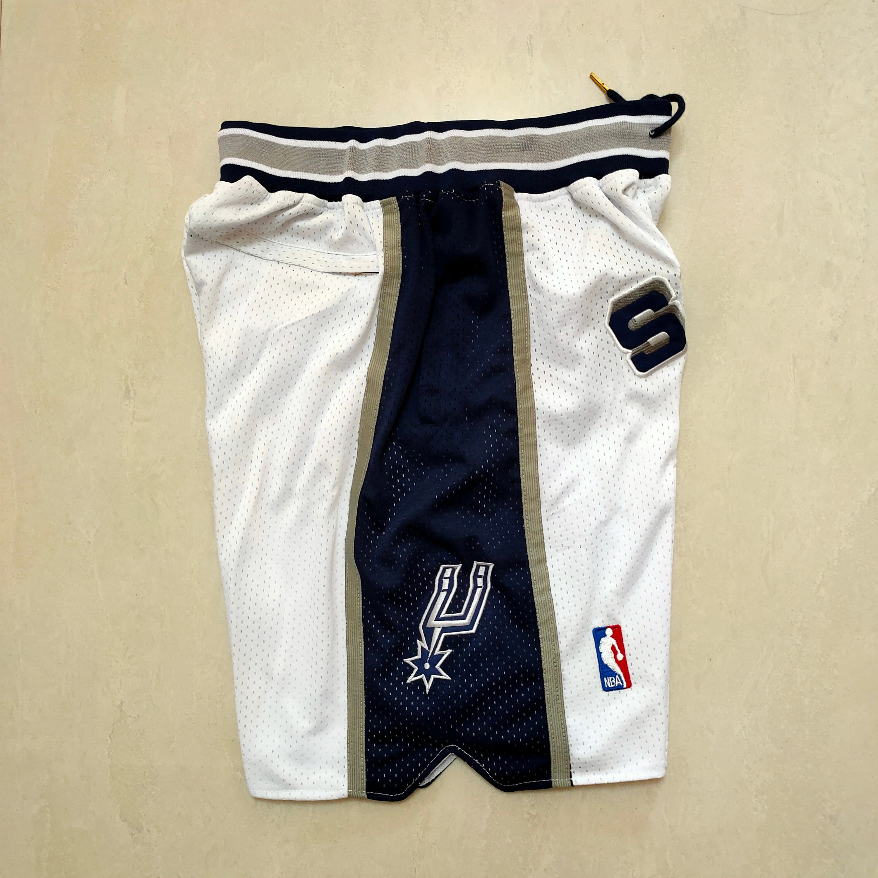 San Antonio Spurs white pocket pants