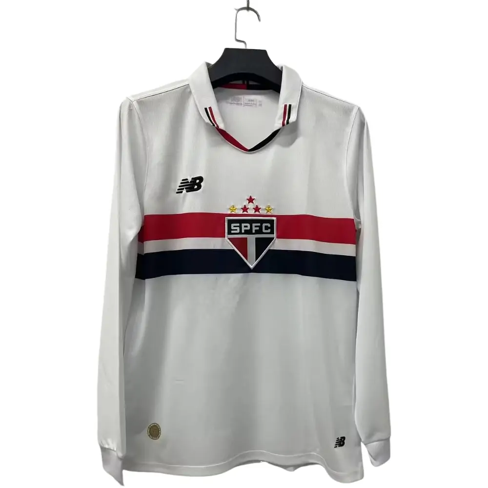 2024/25 Sao Paulo Home Long Sleeve Shirt - Fans Edition