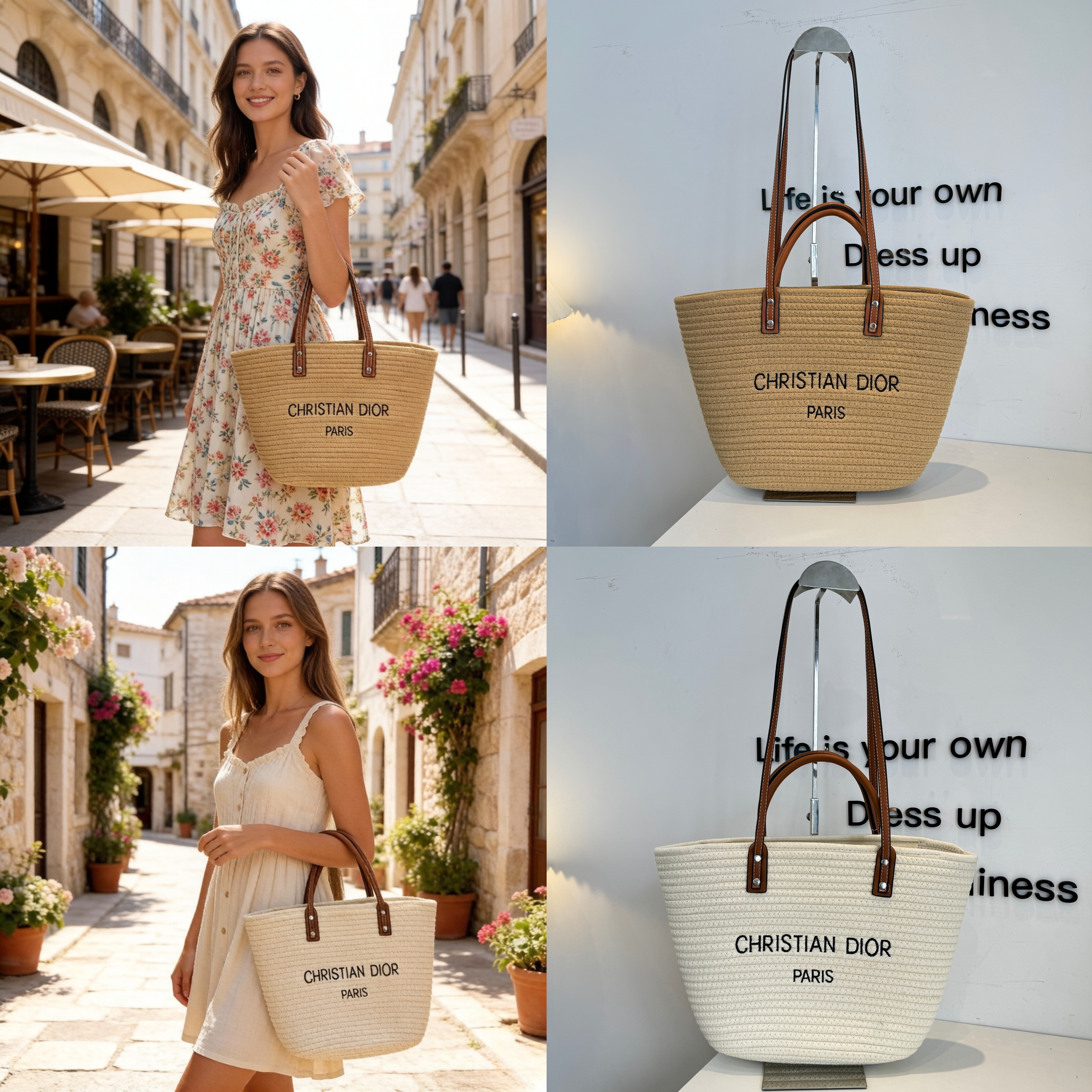 Dior Straw Bag