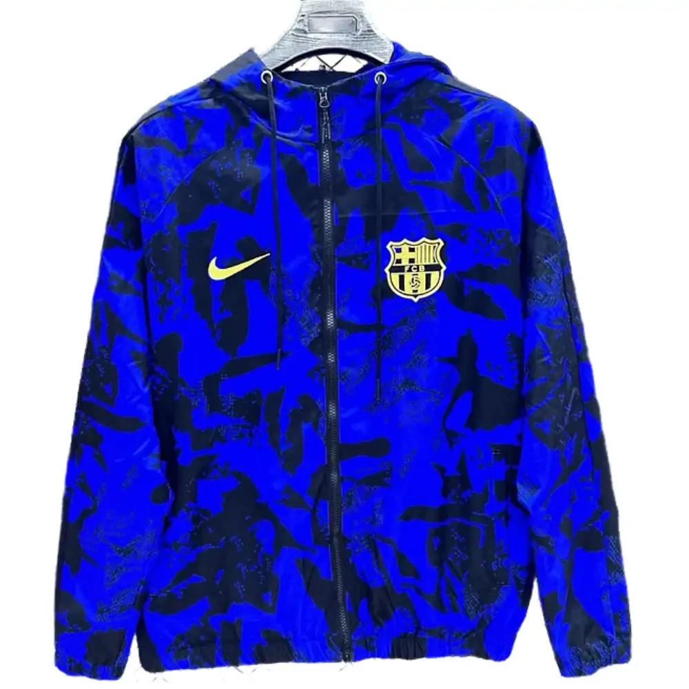 2025-26 Barcelona waterproof and windproof windbreaker