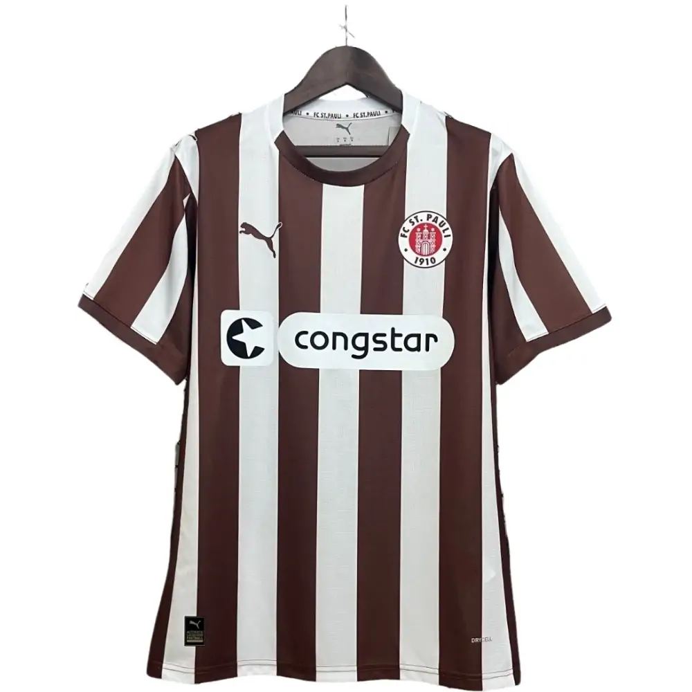 2025-26 FC St. Pauli Home kit - Short Sleeve Fans Edition