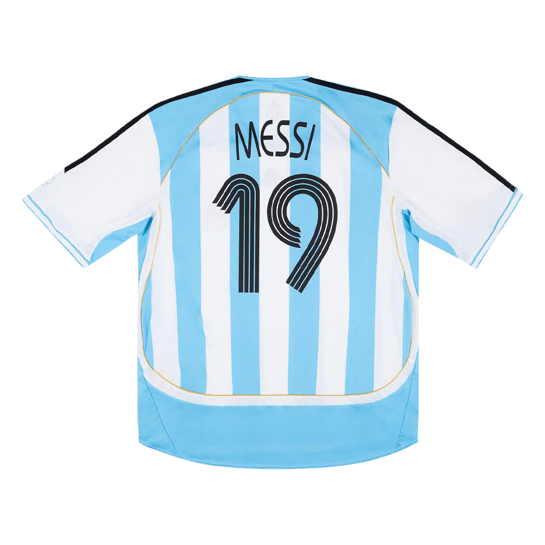 MESSI #19 Argentina 2006 Home Retro Football Jersey